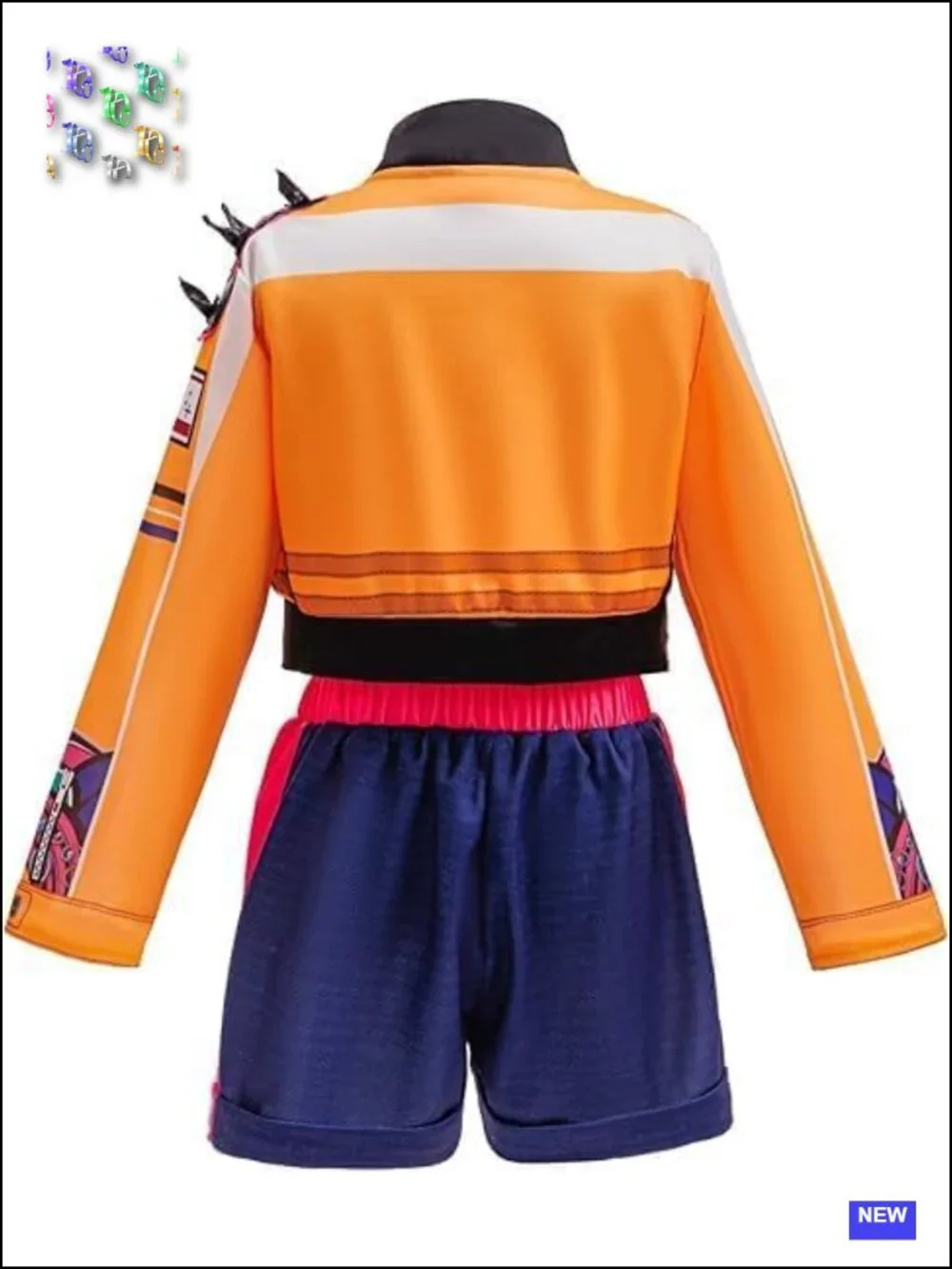 Girls Halloween Costume - Polyester Top and Pants Set for Cosplay Parties